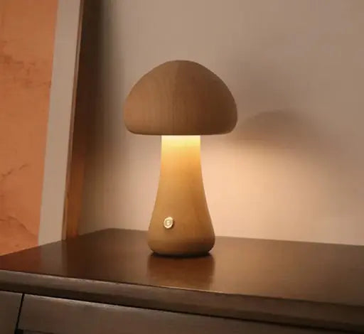 Lámpara de Mesa en Forma de Hongo