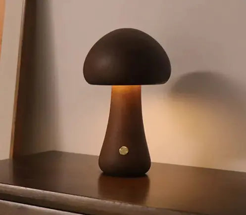 Lámpara de Mesa en Forma de Hongo