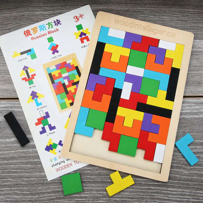 Cubo de madera 3D
